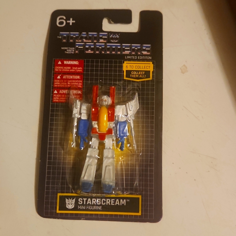 2021 Prexio Transformers Limited Edition Mini Figures Starscream Official Hasbro